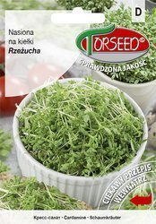 Rzeżucha ogrodowa - Nasiona na kiełki 30g